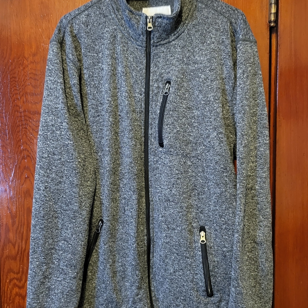 Sonoma Men's Charcoal Zip-Up Jacket